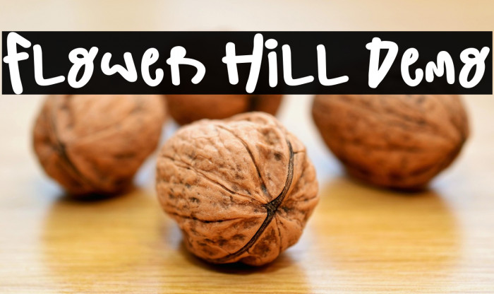 Flower Hill Demo خط examples