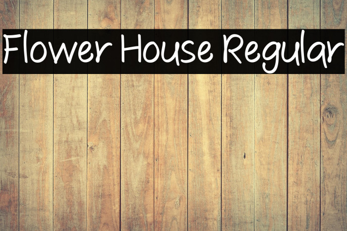 Flower House Regular Example 1