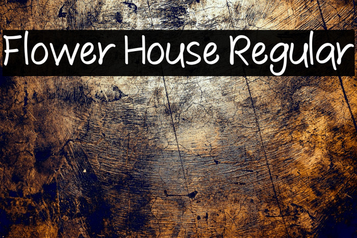 Flower House Regular Example 3