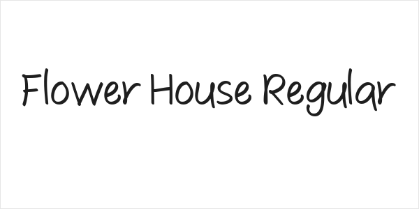 Flower House Regular Logo