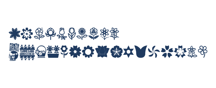 Flower Icons Other Characters