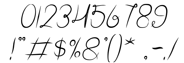 Flower In The Window Italic Font OTHER CHARS
