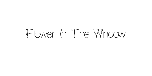 Flower In The Window Logo