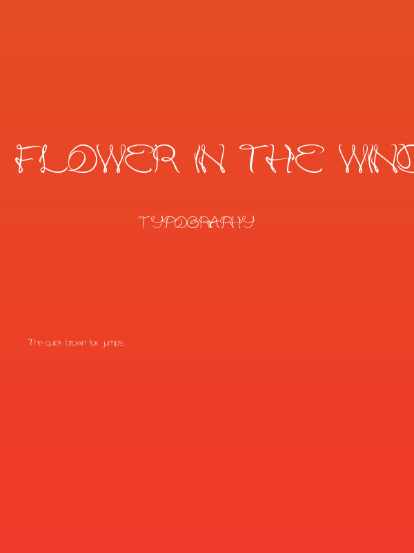 Flower In The Window Poster