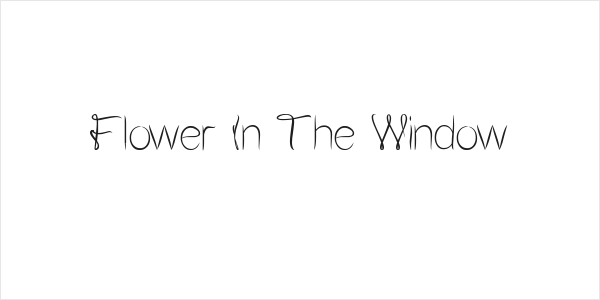 Flower In The Window Logo