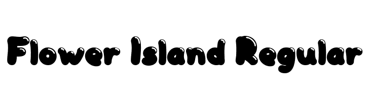 Flower Island Regular  नि: शुल्क फ़ॉन्ट्स डाउनलोड