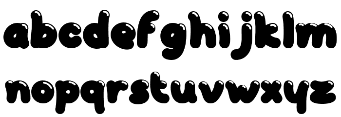 Flower Island Regular Font LOWERCASE