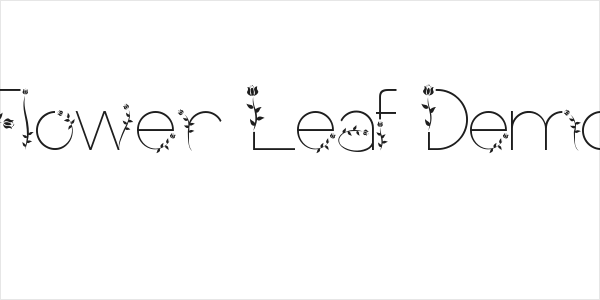 Flower Leaf Demo Logo