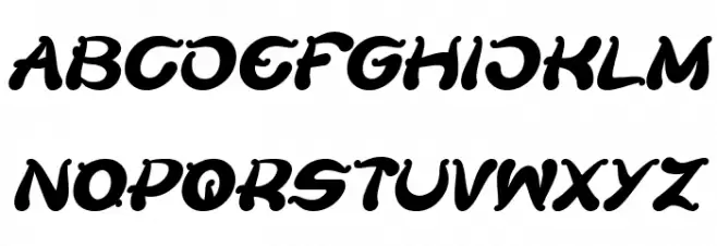 Flower Lover Bold Italic 字体 大写
