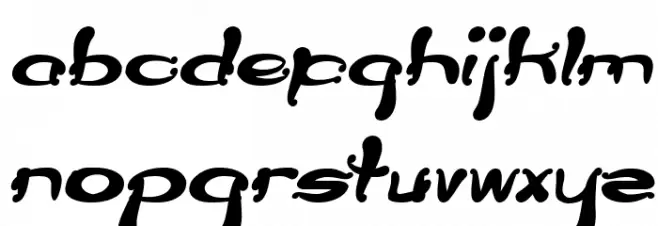 Flower Lover Bold Italic फ़ॉन्ट लोअरकेस