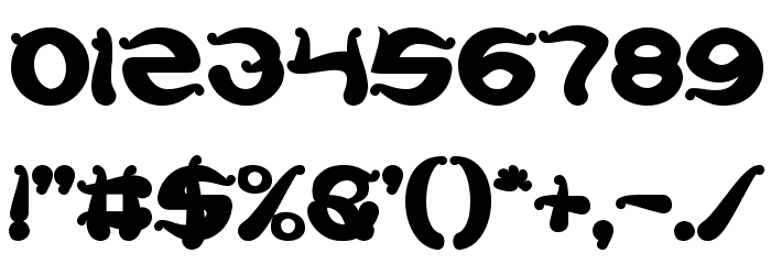 Flower Lover Bold Font OTHER CHARS