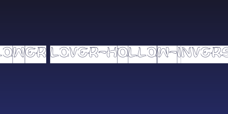 Flower Lover-Hollow-Inverse Social Header