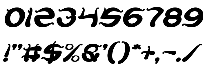 Flower Lover Italic Font OTHER CHARS