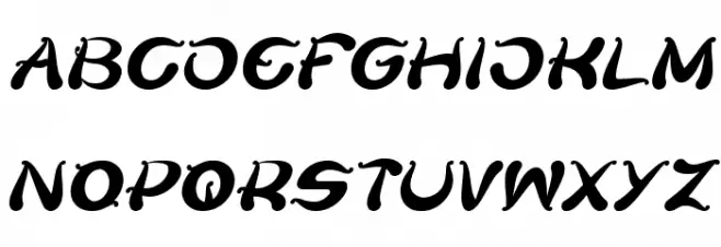 Flower Lover Italic फ़ॉन्ट अपरकेस