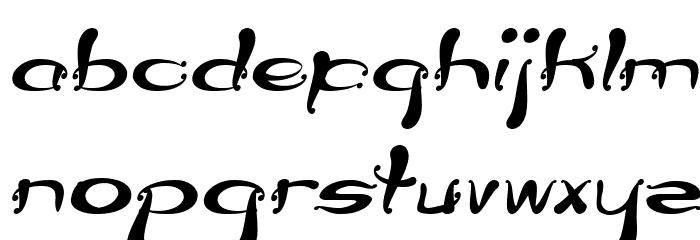 Flower Lover Italic Font LOWERCASE