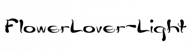 Flower Lover-Light  baixar fontes gratis
