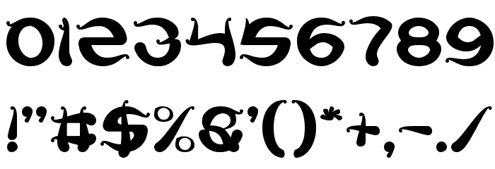 Flower Lover-Light Font OTHER CHARS