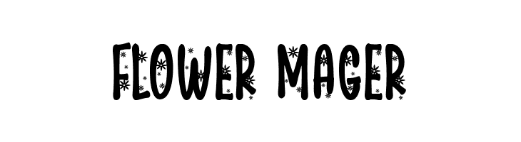 Flower Mager Caratteri