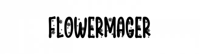 Flower Mager  Frei Schriftart Herunterladen
