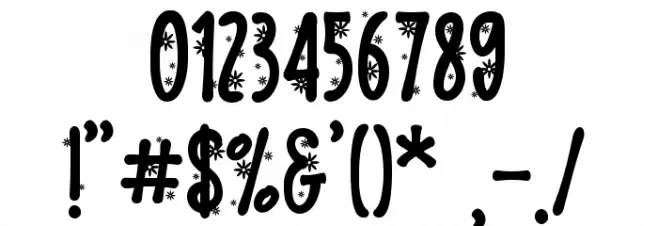 Flower Mager Font OTHER CHARS