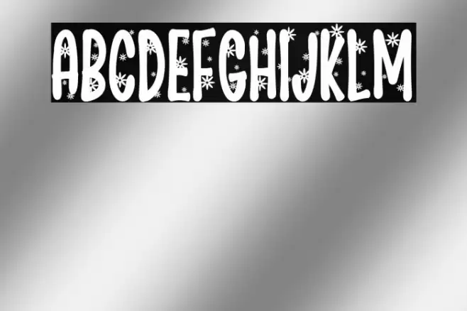 Flower Mager Font examples