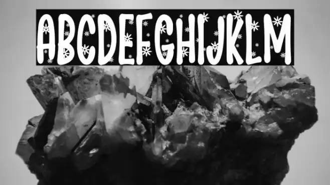 Flower Mager Font examples