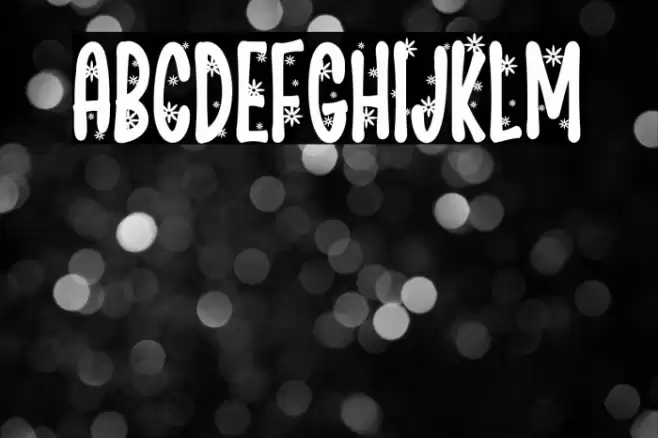 Flower Mager Font examples