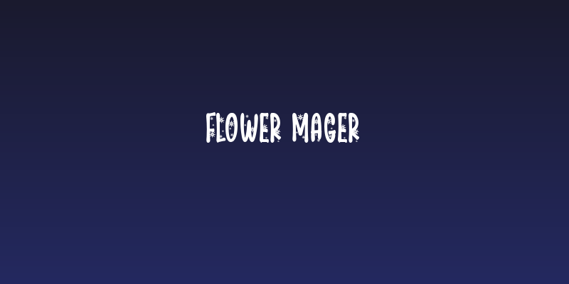 Flower Mager Social Header
