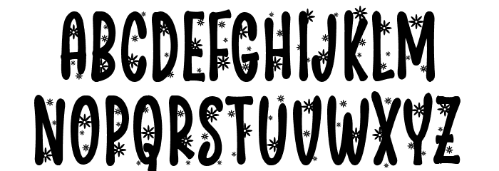 Flower Mager Font Litere mici
