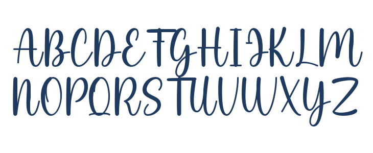 Flower Minimalist Uppercase