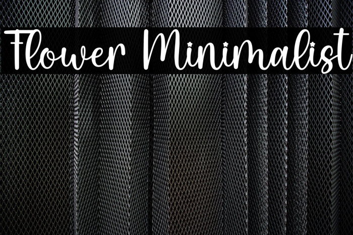 Flower Minimalist Example 2