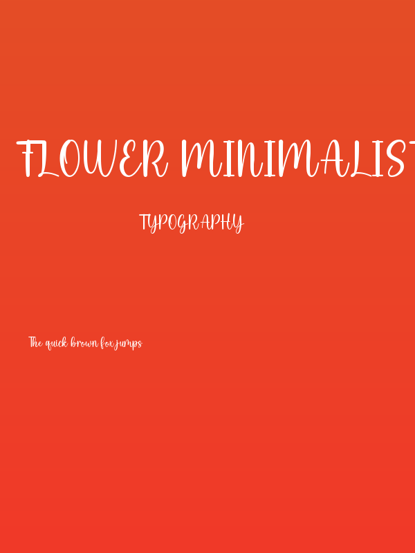 Flower Minimalist Poster