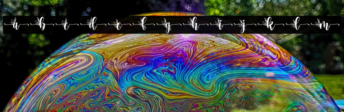 Flower  Monogram Example 2