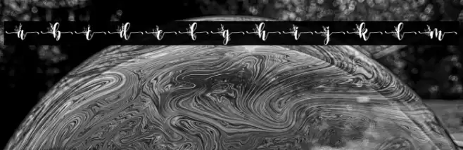 Flower Monogram Font examples