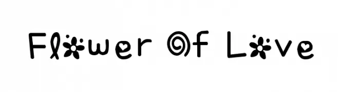 Flower Of Love  لخطوط تنزيل