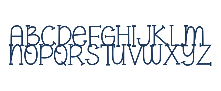 Flower Park Uppercase