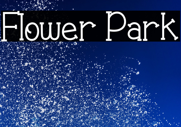 Flower Park Example 1