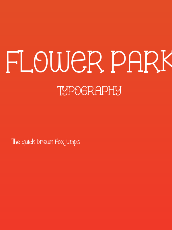 Flower Park Poster