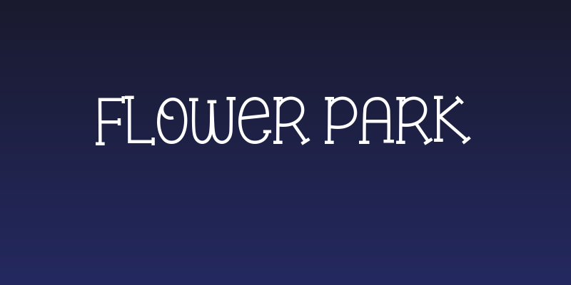 Flower Park Social Header