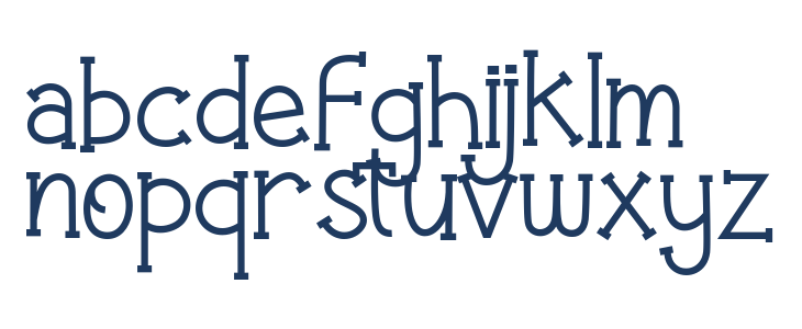 Flower Park Lowercase