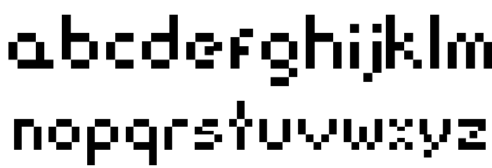 Flower-Pixellowzz Font LOWERCASE