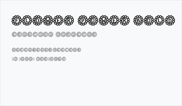 Flower Power Bold Business Card