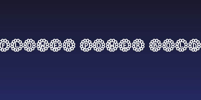 Flower Power Bold Social Header