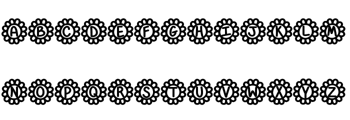 Flower Power Bold Font LOWERCASE
