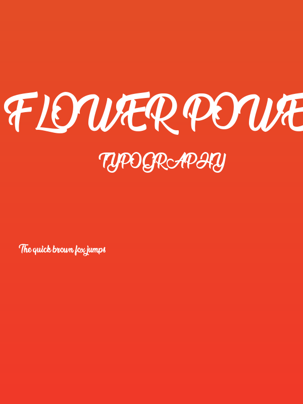 Flower Power Personal Use  Poster