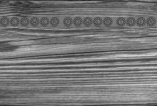 Flower Power Thin Font examples