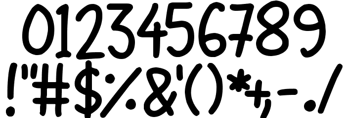 Flower Powers Font OTHER CHARS