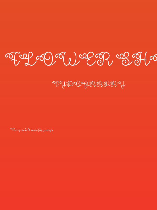 Flower Shop Regular Poster