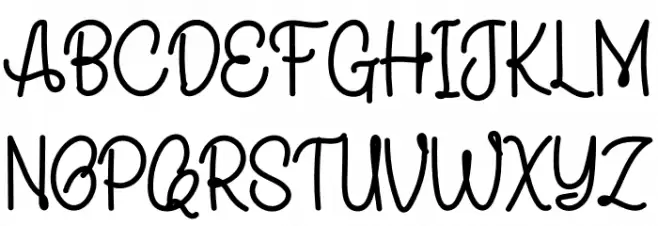 Flower Signature Personal Use Шрифта ВЕРХНИЙ