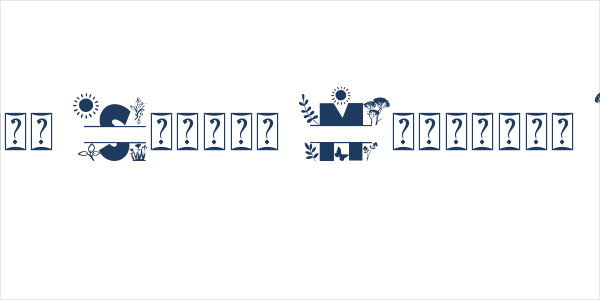 Flower Spring Monogram Only Logo